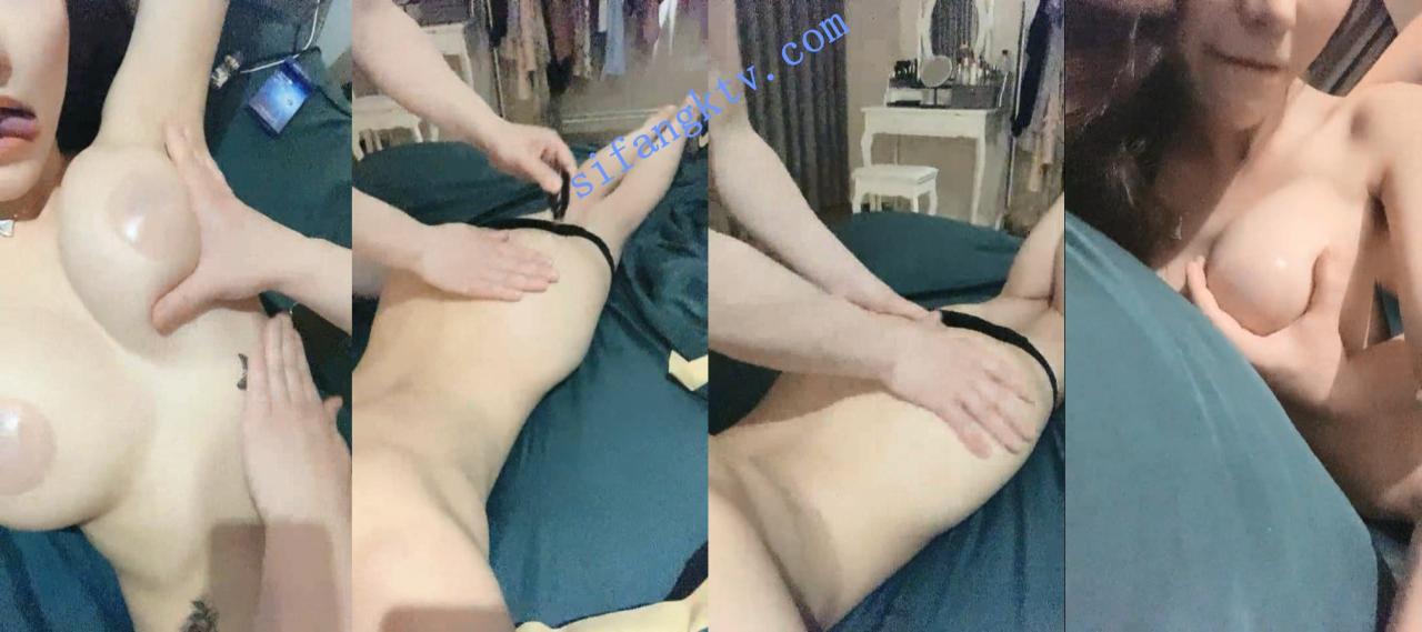 魔鬼S型混血妹 吕美吕 浑圆美乳全裸诱惑+炮友全身推油 图 05