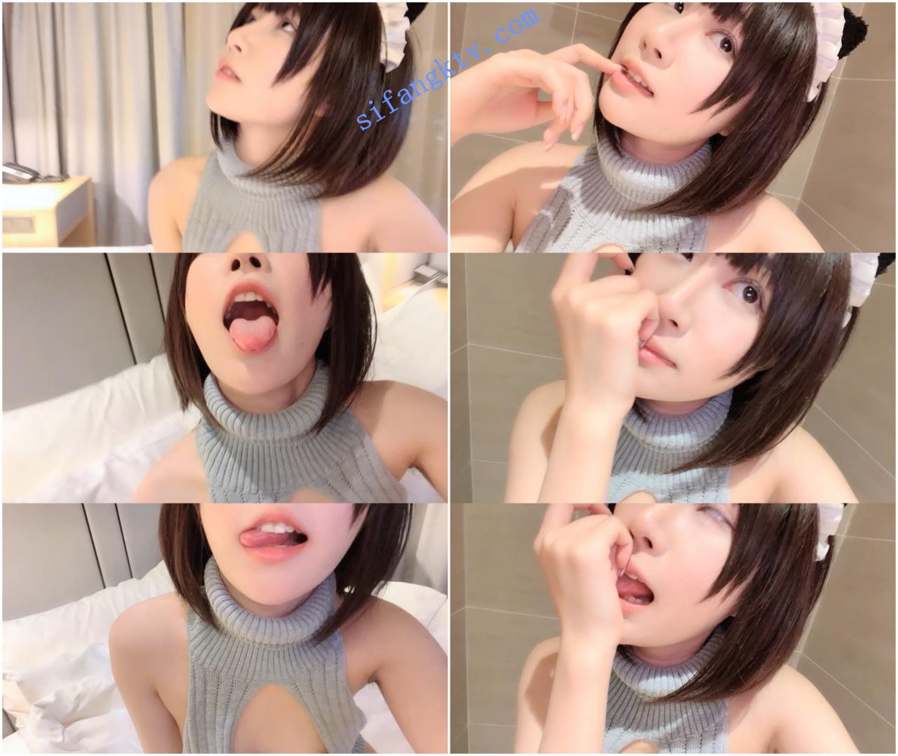 ₩ 白白白羊 1/18三天全集18岁稚气美女娇小身材收费房 图 07