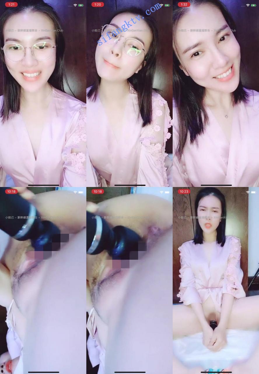 粉筱筱 气质女神穿着睡衣大黑牛自慰,两场合集 图 03