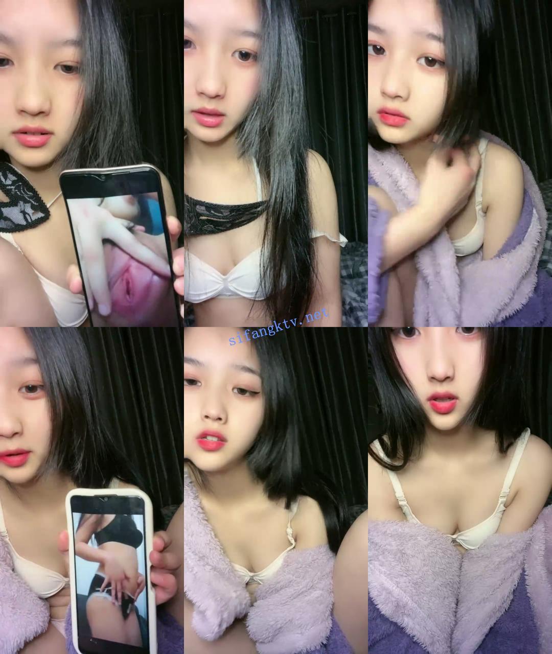 ██美女罕见露脸直播~ 爱叫的小野猫 幼齿粉嫩宿舍直播7 图 01