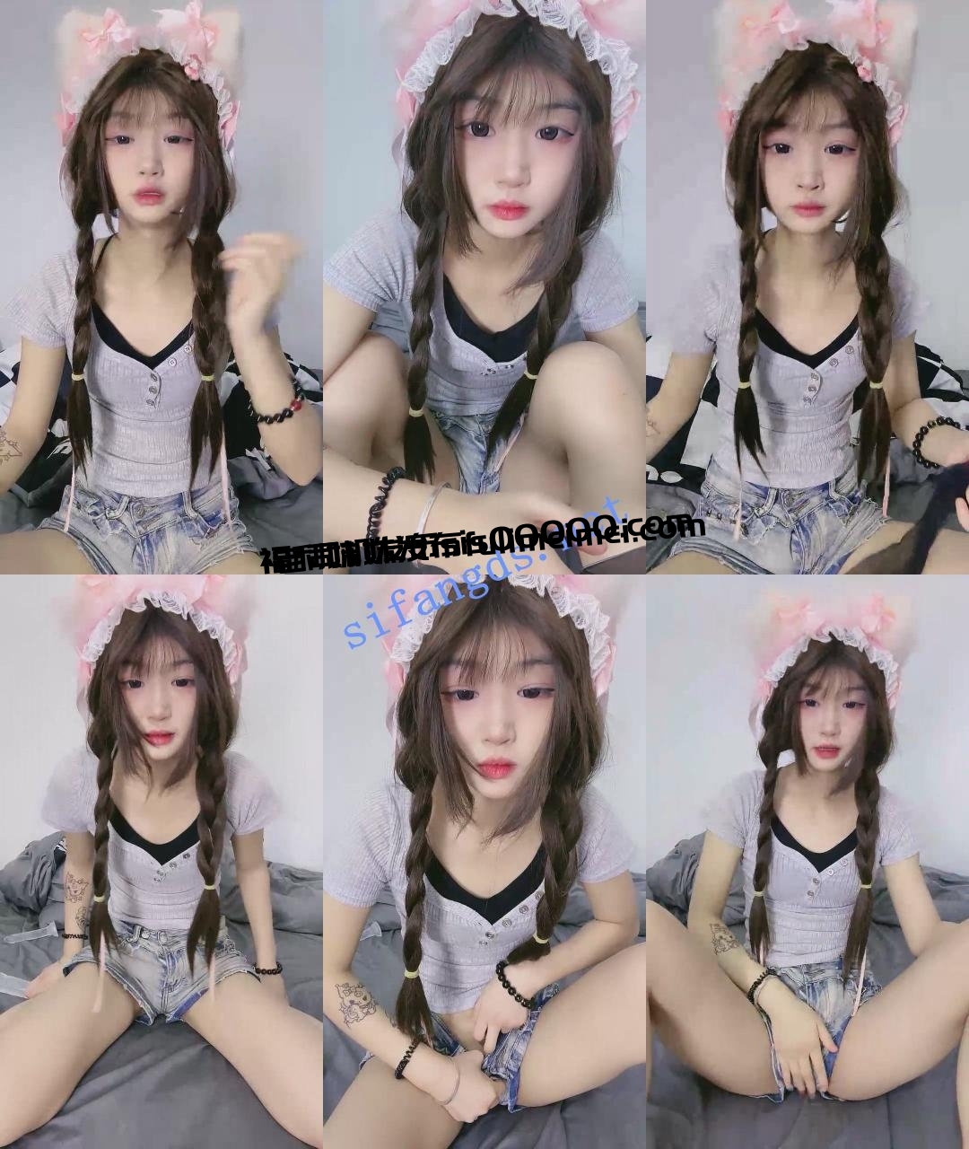 ♆ 小狗萝莉 可爱女学生! 扣穴道具自慰~潮喷~爽的很~! 图 02