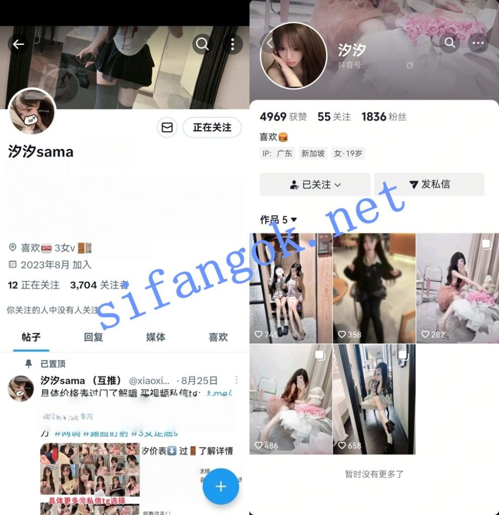 抖音推特超可爱女S-汐汐 高价定制福利及1V1变小母狗自慰【4V】【488M】