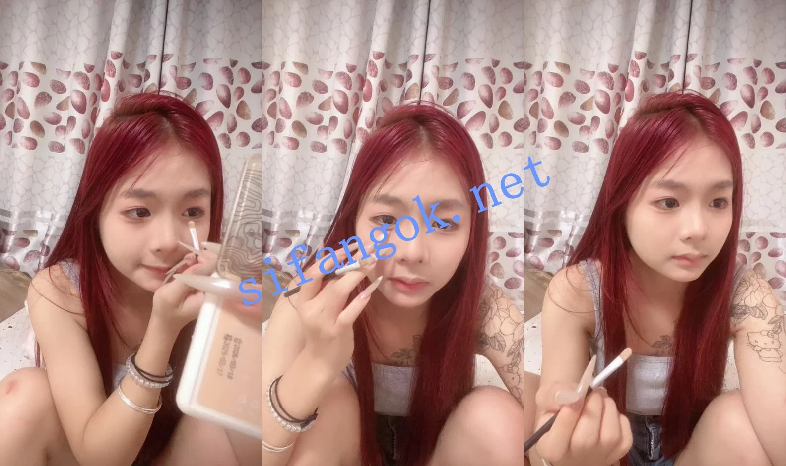 ⚡【08丽丽】漂亮红发精神小妹刚成年~发育很好脱光光很骚~