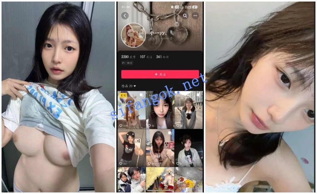 【抖音福利】苗条大奶甜妹【小一yy】狗链性爱XO尿嘴自慰【12V5P】【393.2M】