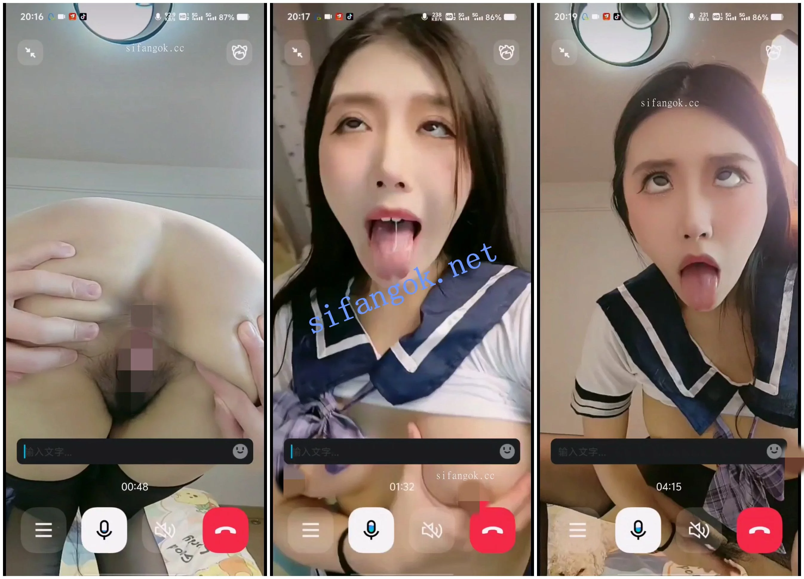 视讯裸聊 33.多位嫩妹大奶御姐1V1视讯裸聊自慰淫语 图 01