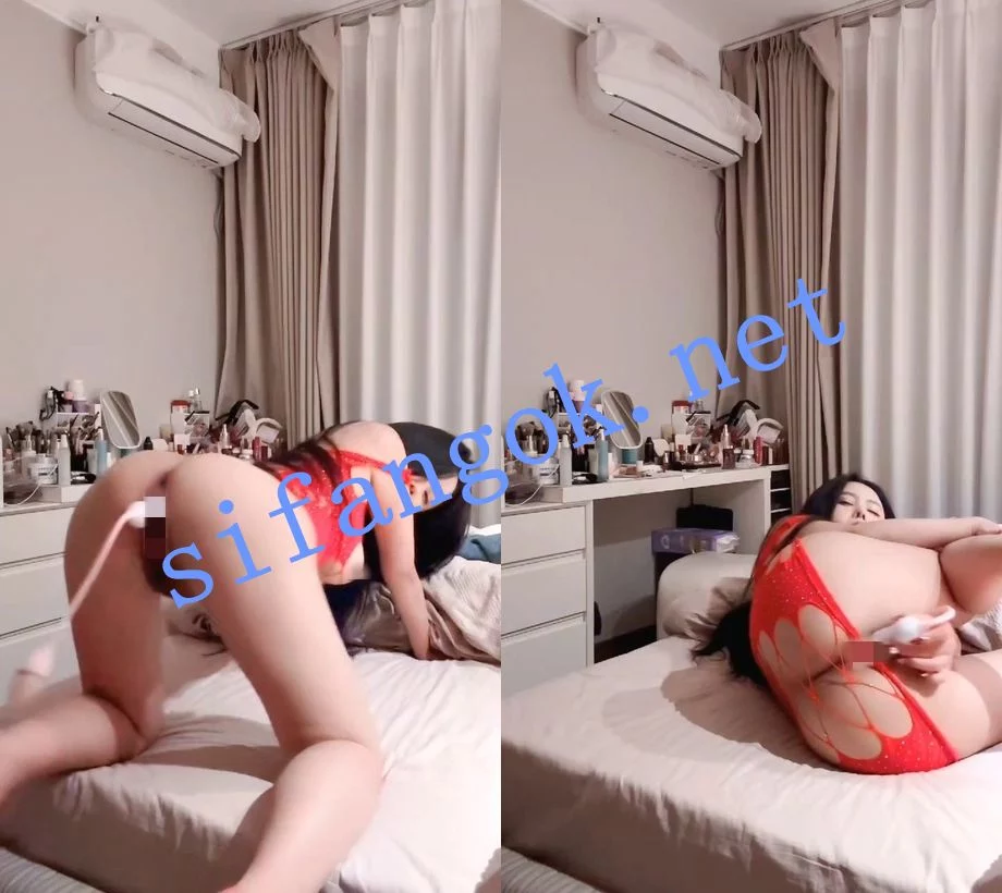 依阳baby万元定制第二期:红色网衣全漏道具自慰完整无码版 图 09