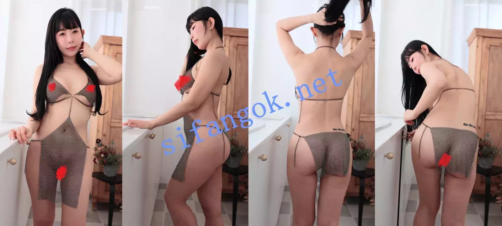韩模Hayeon大尺度透视黑纱诱惑 图 04