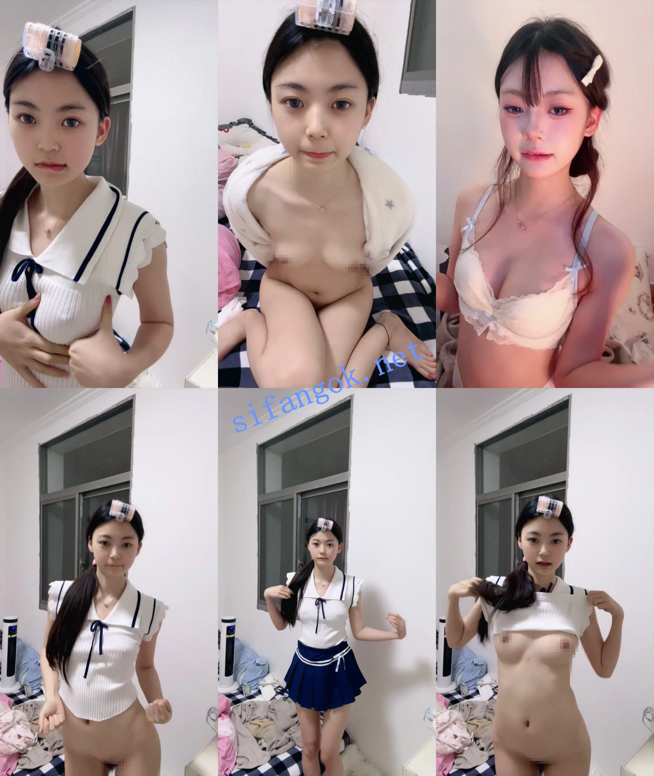 ♆ 小佳宝 超甜校花!美乳粉逼~沐浴~手势舞~掰穴自慰~! 图 07