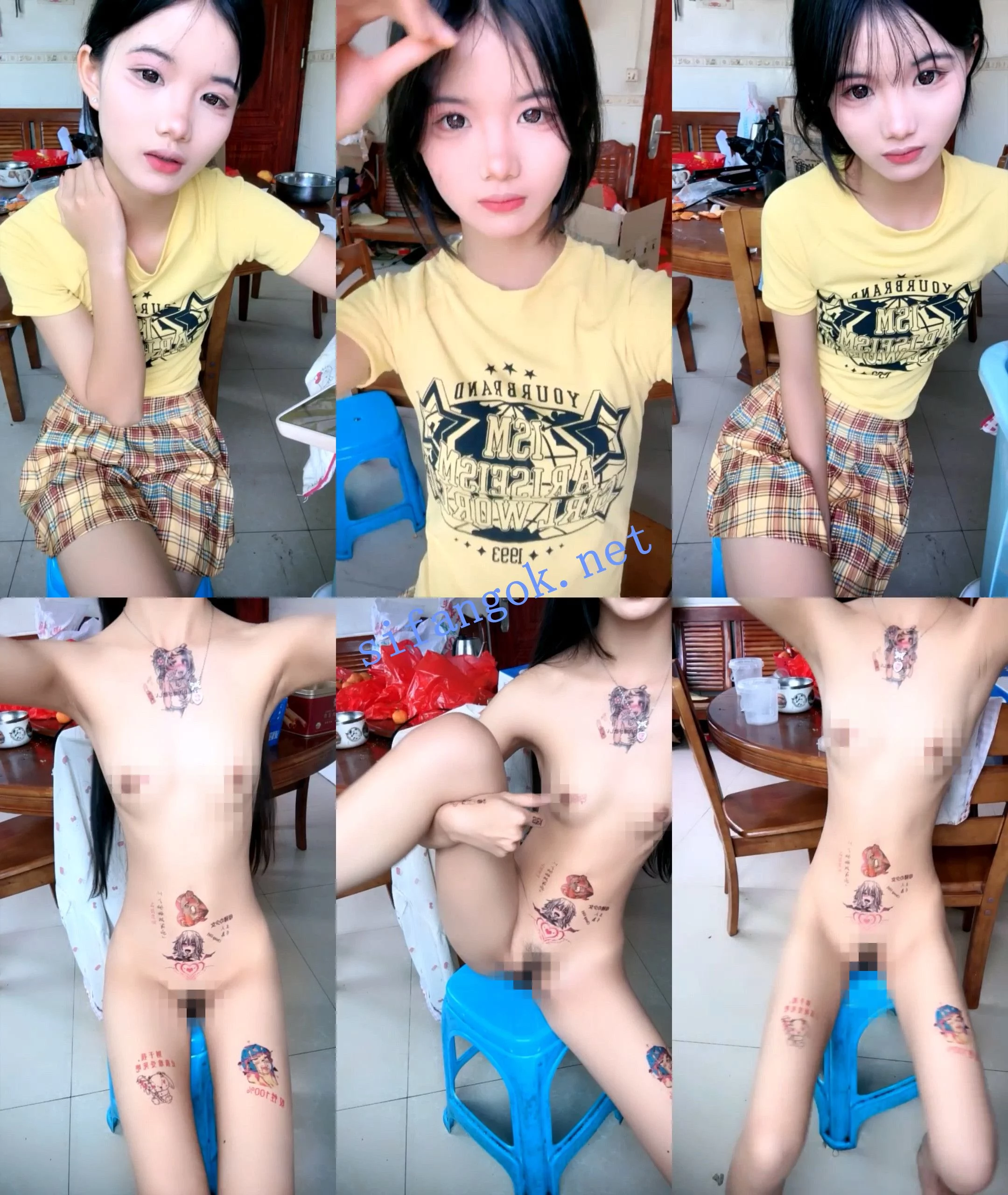 ♆♆ 水嫩宝宝 农村美少女~户外跳蛋~开房3P轮操~大叔爆操 图 01