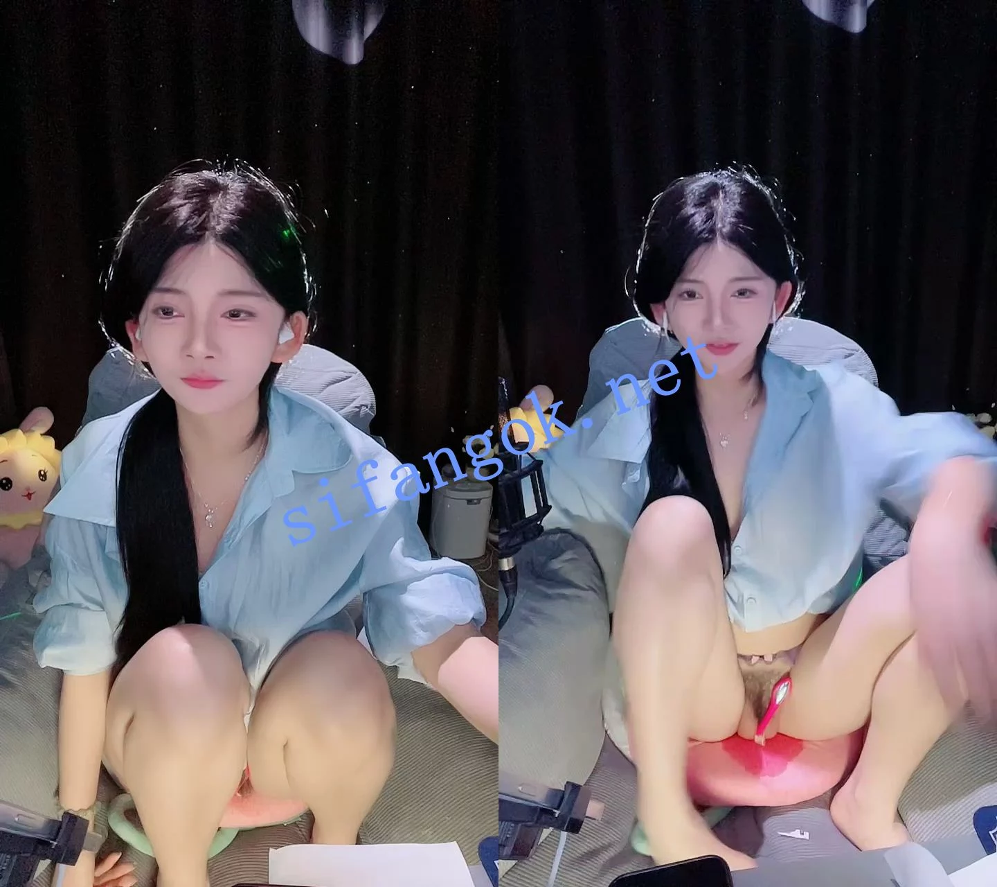 ██店长推荐! 猫爪爪 网红小美女,椅子上不断的喷水 图 02