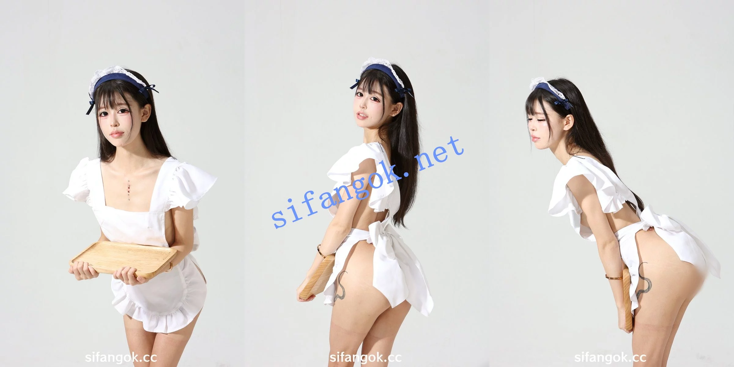 超精品 可爱清纯少女模特 棚拍女仆 极品身材 超纯颜值 图 04