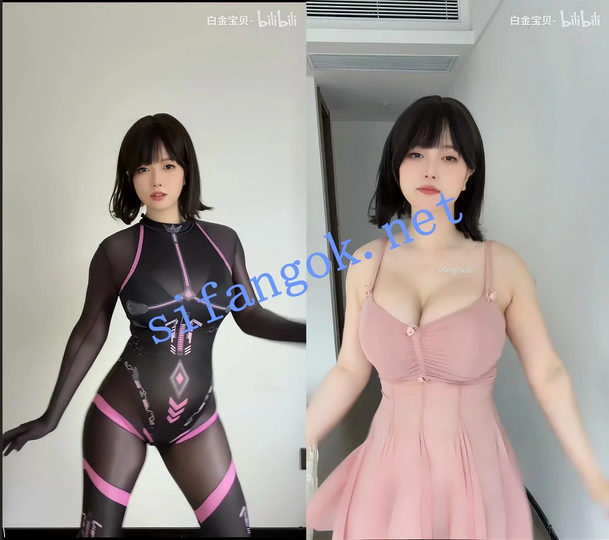 B站 白金宝贝 大胸嫩妹 顶流网红 情趣骚舞精选13V 图 03