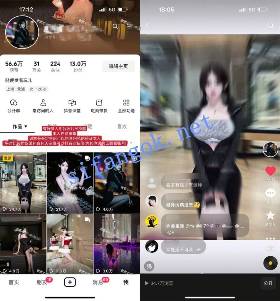 ❤️抖音13万粉丝超高颜值女神【金恩心】下海约啪金主【32P47V】【702M】