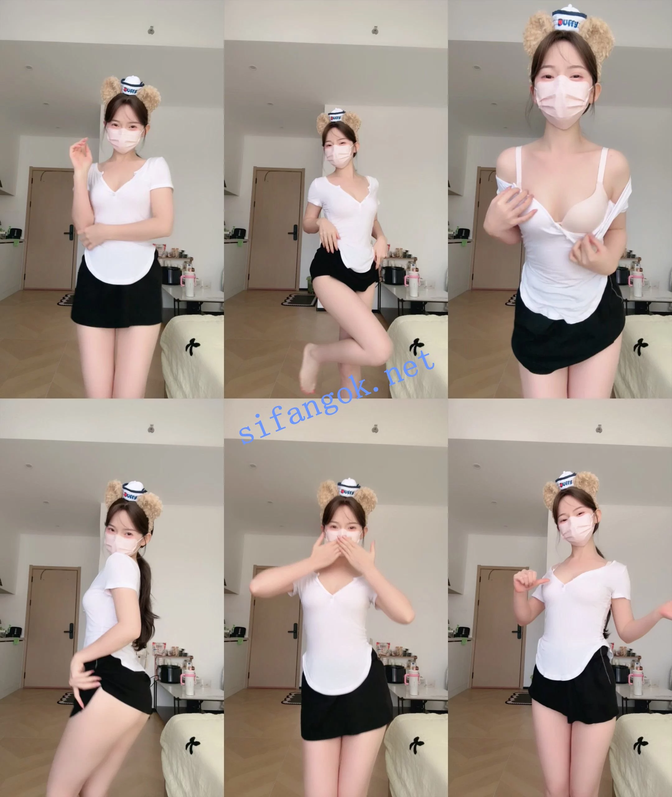 ❤️ 可爱兔兔 极品小妹~粉嫩到发光小穴~道具手指抠进去 图 01