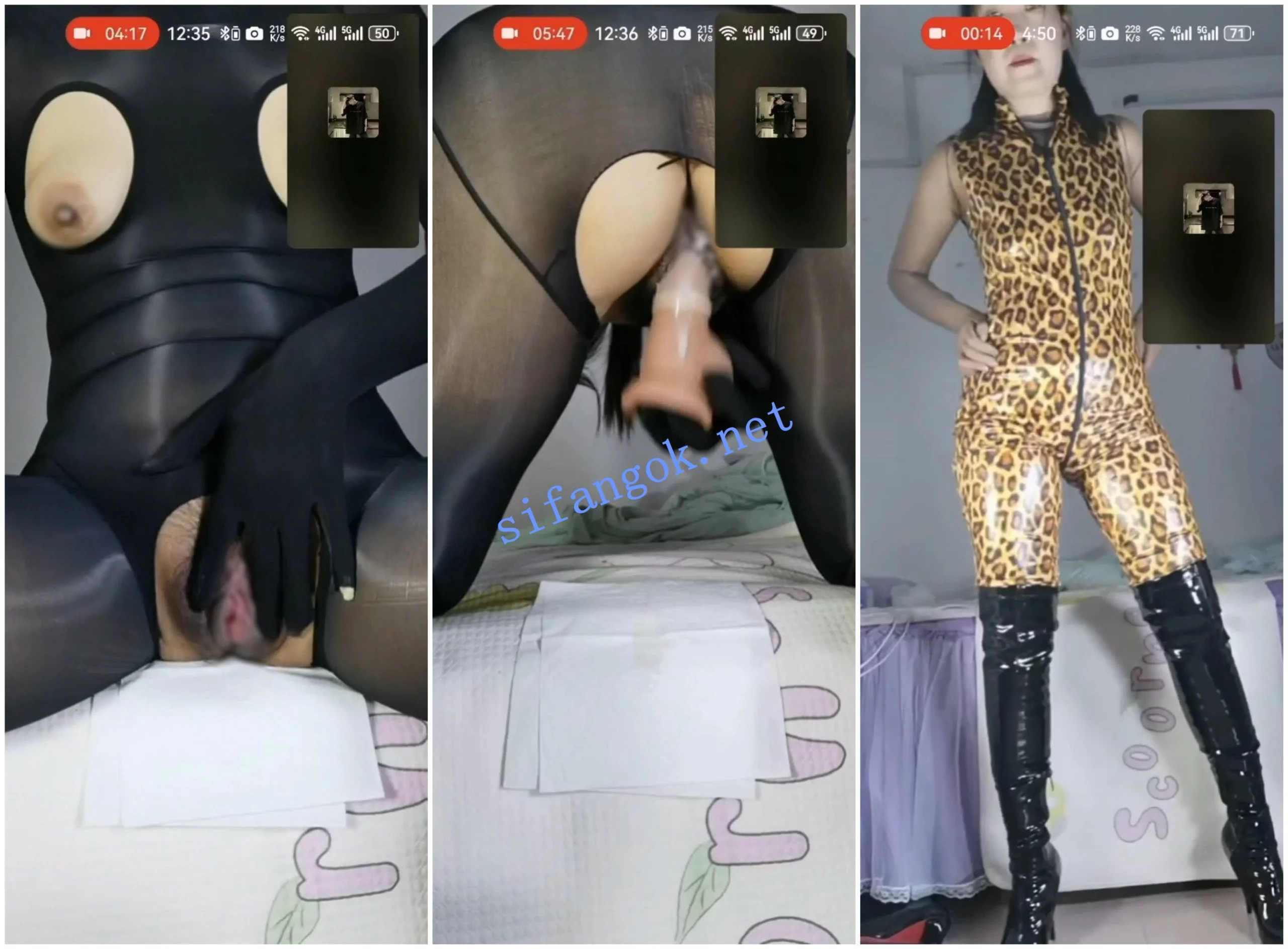 抖音福利 淫荡熟女 念念 1V1裸聊自慰肥穴特写骚舞 图 03